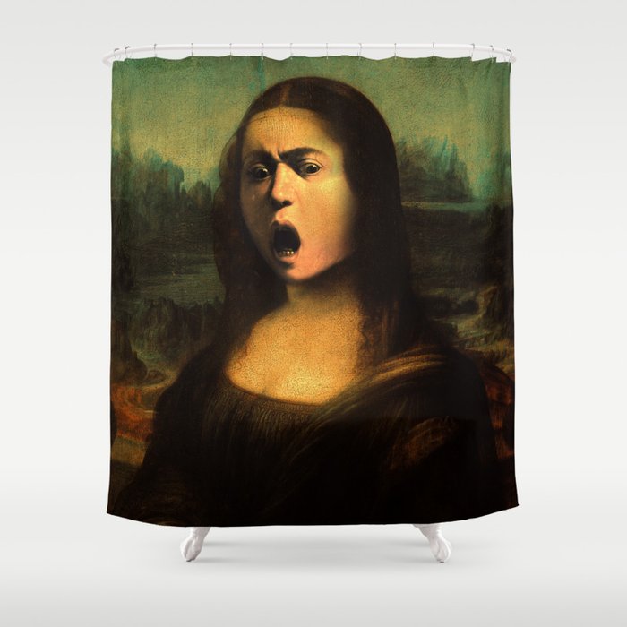 Caravaggio's Mona Lisa Shower Curtain