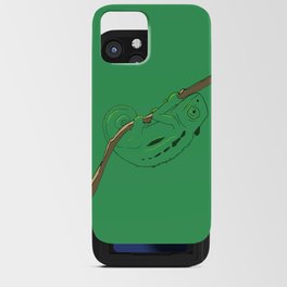 Chameleon in Green iPhone Card Case
