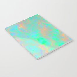 Opal Abstract Iridescent Pattern Notebook