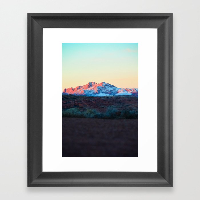 Arizona Desert Sunset Framed Art Print