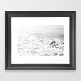 Pacific Ocean from Manhattan Beach Framed Art Print