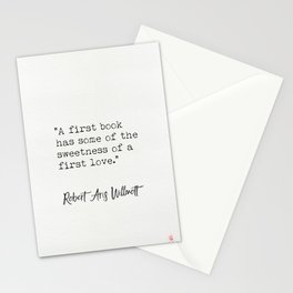 Robert Aris Willmott quotation Stationery Card
