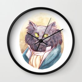 Gentleman Cat Wall Clock