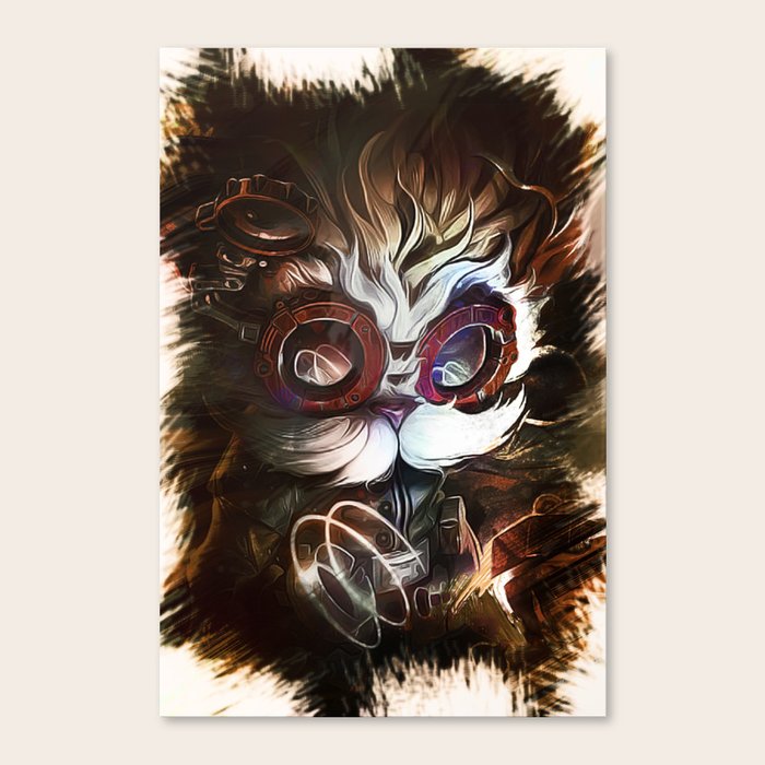 League Of Legends Heimerdinger Canvas Print By Naumovski