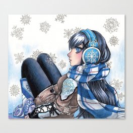 Snowflake Canvas Print