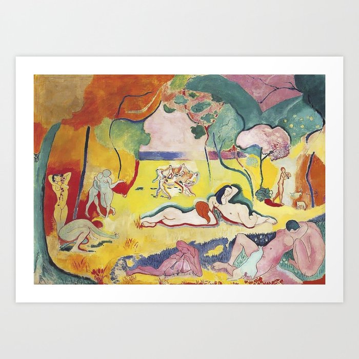 Henri Matisse Le Bonheur de Vivre The Joy of Life Art Print by Fono