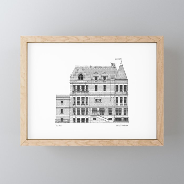 New York Royal Residence Framed Mini Art Print