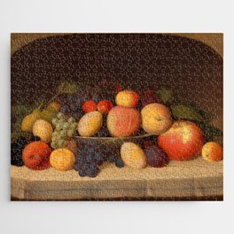 Fruit Still Life, 1849 by Robert Seldon Duncanson Jigsaw Puzzle
