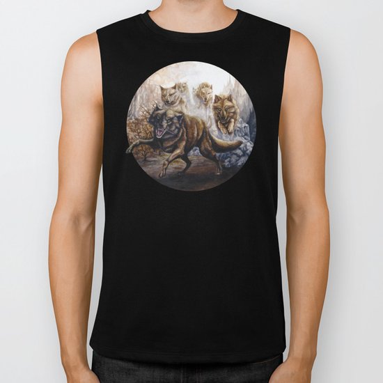Pack of Wolves Biker Tank