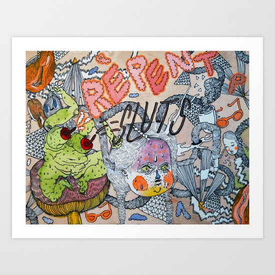 REPENT Art Print
