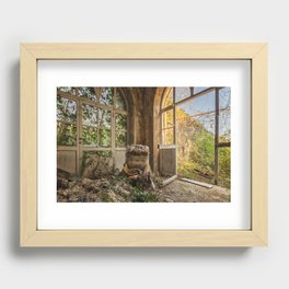 Lost Place - tale a seat Recessed Framed Print