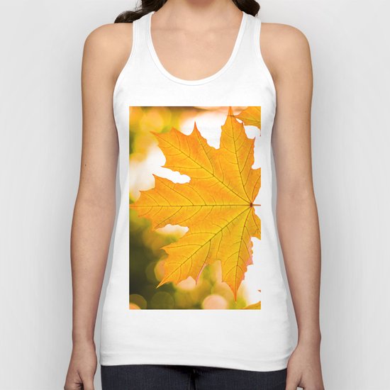 Autumn gold Unisex Tank Top