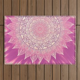 Layers - Pink Outdoor Rug