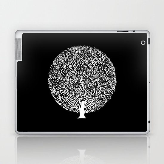 Black and White Tree Laptop & iPad Skin