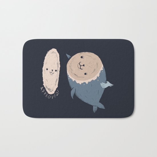 seal of approval Bath Mat