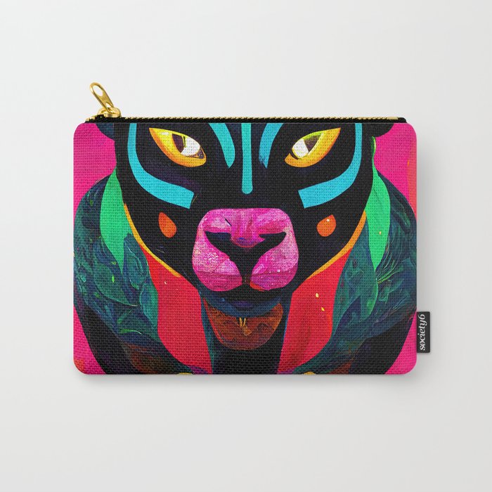 Mayan Panther Carry-All Pouch