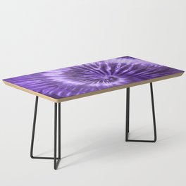 Tie-dye Violet Swirl Coffee Table