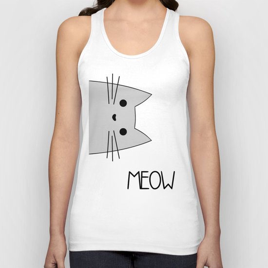 Meow Unisex Tank Top