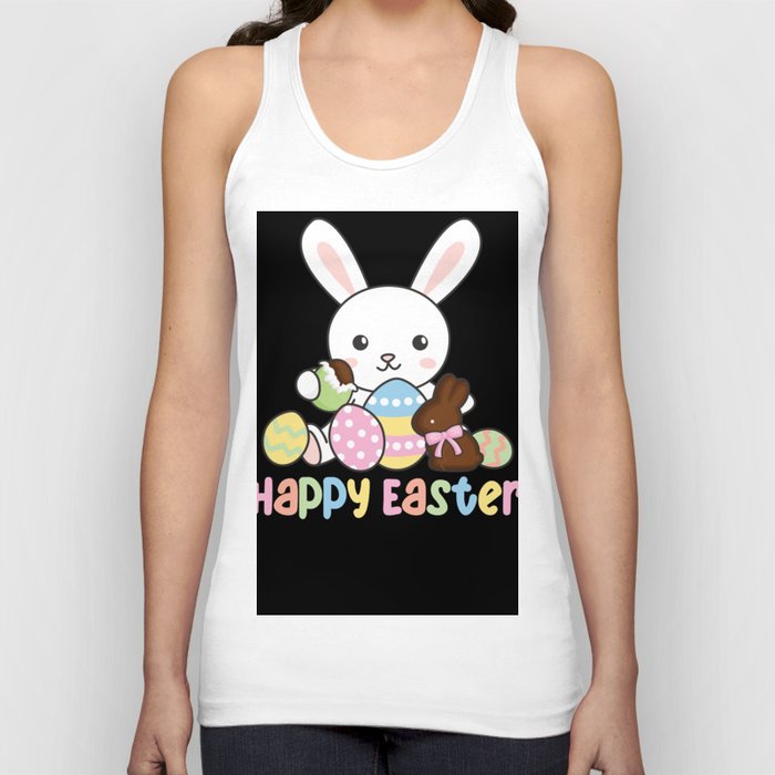 Sweet Bunny At Easter With Easter Sweets Bunnies Tank Top
