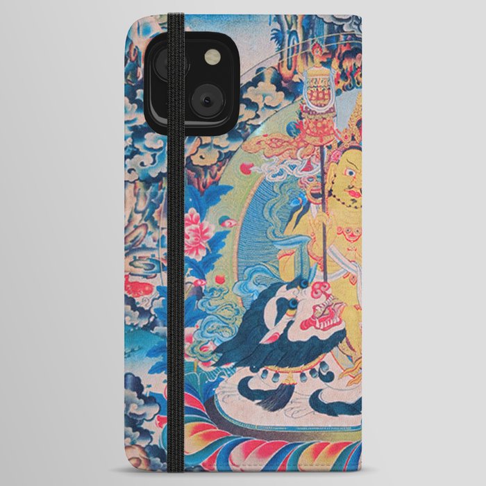 Vaishravana, Guardian of Buddhism and Protector of Riches iPhone Wallet Case