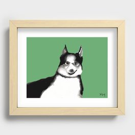 Husky Recessed Framed Print