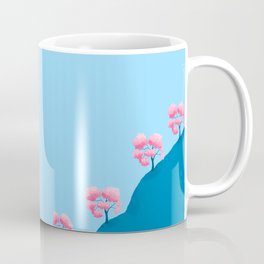 PINK TREES Coffee Mug | Quenniebacol, Pinkcolor, Waterfalls, Mountains, Wallart, Painting, Innerpeacetree, Mspaintart, Microsoftpaint, Digitalart 