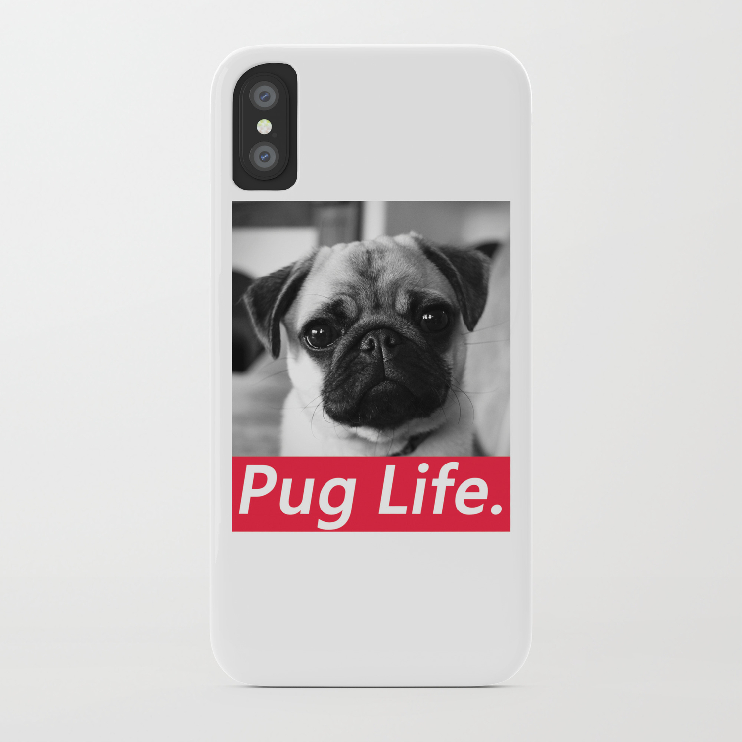 Pug Life Box Iphone Case By Justinchou Society6