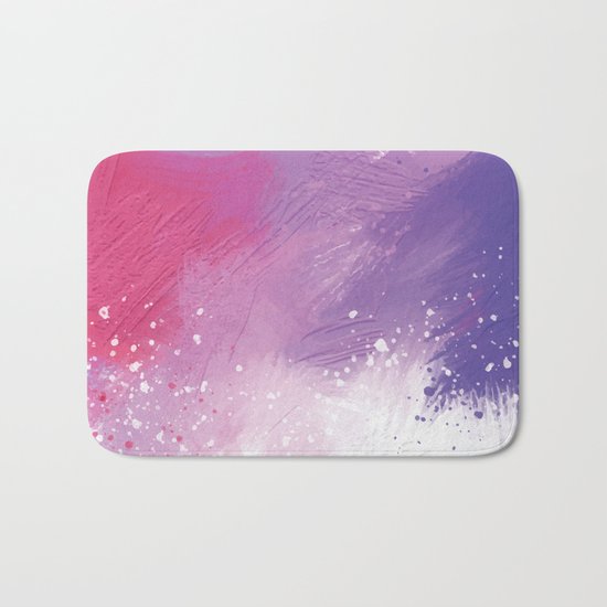Paint Brushing Bath Mat