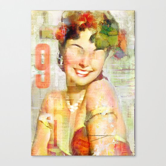 The girl of the 9th floor Canvas Print