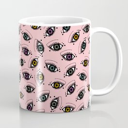 The Eyes Have It - cotton candy pink Coffee Mug