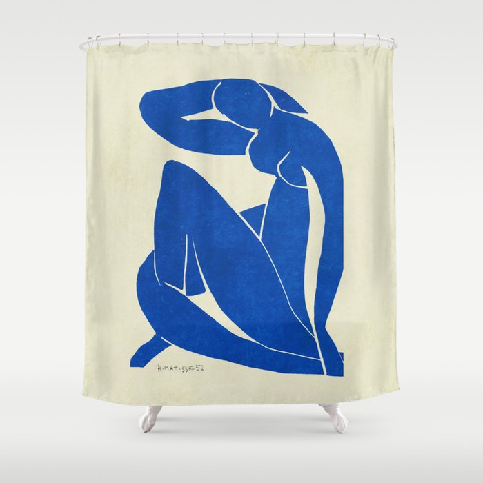 Nu Bleu II Henri Matisse Shower Curtain