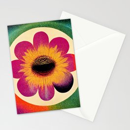 70s daisy flower  Stationery Cards