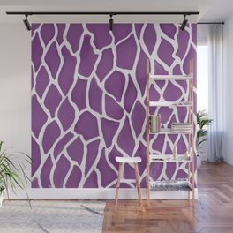 Bark Texture Purple Wall Mural