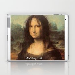 Monday Lisa - mona funny Laptop & iPad Skin