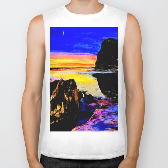 Cordova Sunset Biker Tank