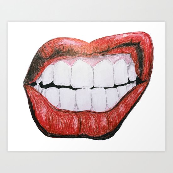 Sassy Lips Art Print By Sofiacouture Society6,Long Acrylic Nails 2020 Trends