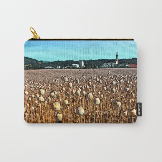 Poppy fields with a sunburn Carry-All Pouch