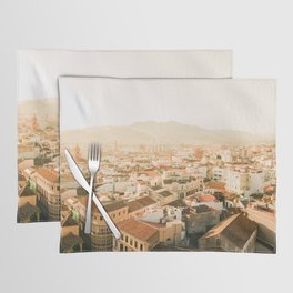 Spain Photography - Malaga Under The Foggy Sky Placemat