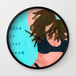 This is Just Joy Wall Clock