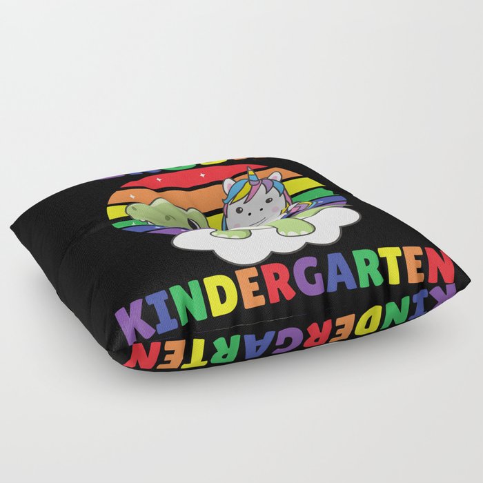 I'm Ready To Crush Kindergarten Dinosaur Unicorn Floor Pillow