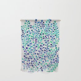 Turquoise Ivy Wall Hanging