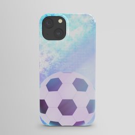 Flying football iPhone Case