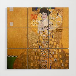Gustav Klimt - The Woman in Gold Wood Wall Art