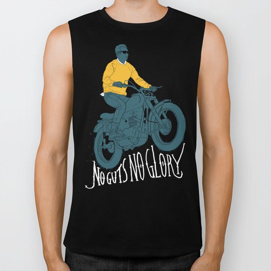 mcqueen 955 + text Biker Tank