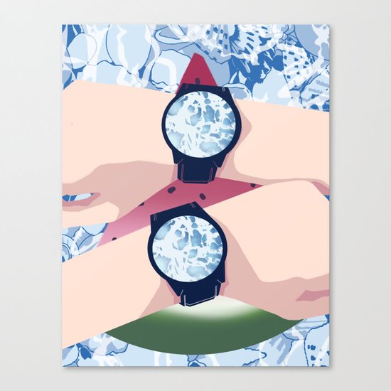 Summer Waves Canvas Print
