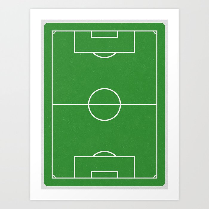 Football Pitch Art Print By Alisagal Society6