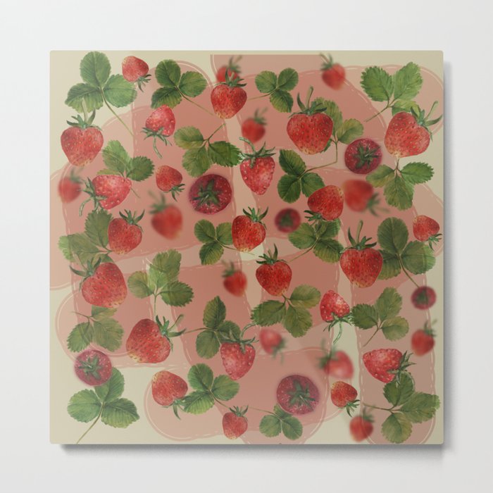 Strawberries 1 Metal Print