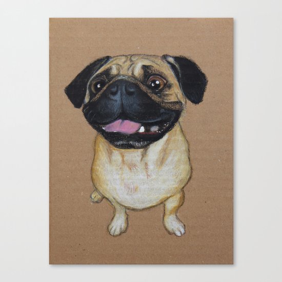 Pug Dog Canvas Print
