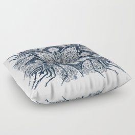 Thoughts about bugs Floor Pillow