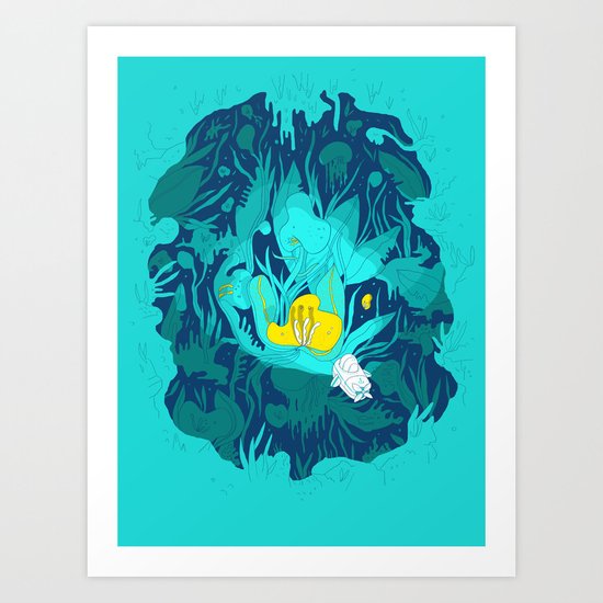 Undiscovered Wonder of the Sea Art Print